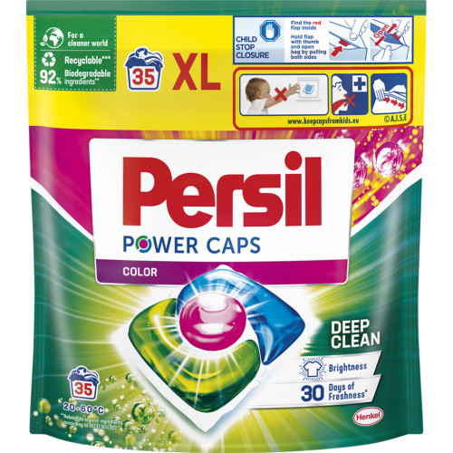 Капсулы для стирки Persil Power Caps Color Deep Clean 35 шт. (9000101801958) – Persil