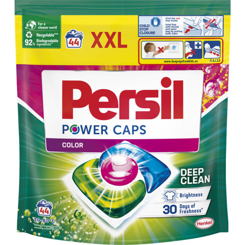 Капсулы для стирки Persil Power Caps Color Deep Clean 44 шт. (9000101805161) – Persil