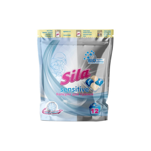 Капсули для прання Sila Sensitive 12 шт. (4823107606083) – Sila