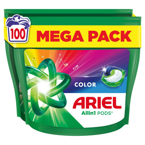 Капсули для прання Ariel Pods All-in-1 Color Для кольорового 100 шт. (8700216764179) – Ariel