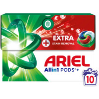 Капсулы для стирки Ariel Pods+ All-in-1 Extra Stain Removal Экстрасила выведение пятен 10 шт. (8700216764704)
