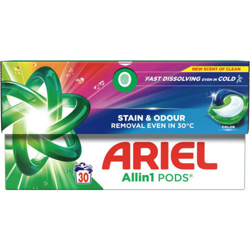 Капсули для прання Ariel Pods All-in-1 Color Для кольорового 30 шт. (8700216766173) – Ariel