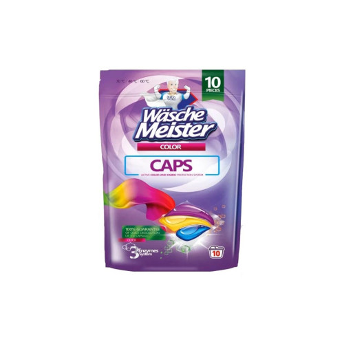 Капсулы для стирки Wasche Meister Color Трехъячеечные 10 шт. (4260418936179) – Wasche Meister