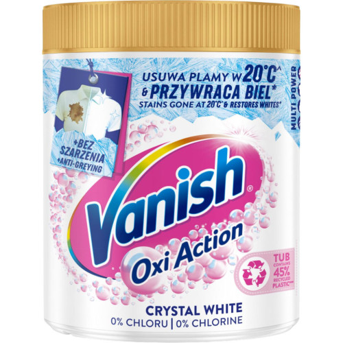 Засіб для видалення плям Vanish Oxi Action Кришталева білизна 970 г (5908252015979) – Vanish