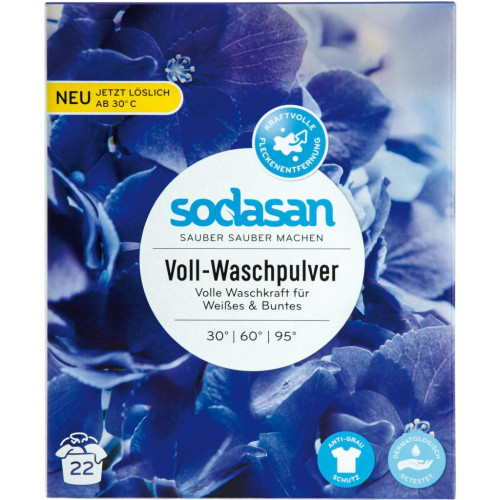 Пральний порошок Sodasan Heavy Duty 1 кг (4019886050609) – Sodasan