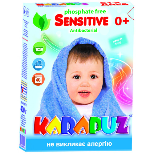 Стиральный порошок Карапуз С первых дней жизни 400 г (4820019620015) – Карапуз
