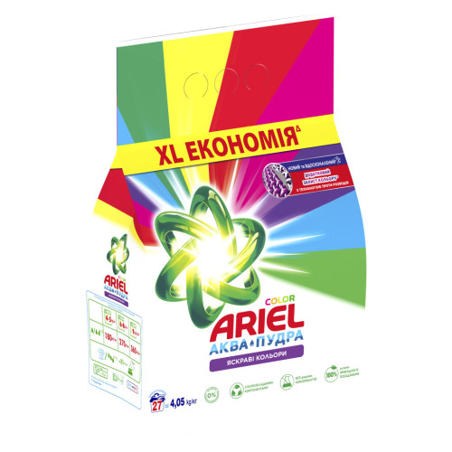 Стиральный порошок Ariel Аква-Пудра Color 4.05 кг (8006540536919) – Ariel (вид 2)