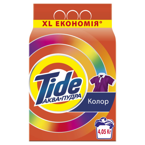 Пральний порошок Tide Аква-Пудра Color 4.05 кг (8006540535301) – Tide