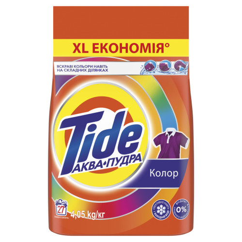 Пральний порошок Tide Аква-Пудра Color 4.05 кг (8006540535301) – Tide (вид 1)