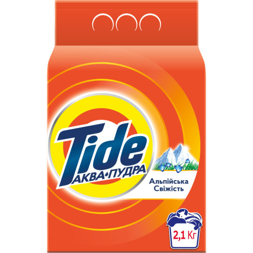 Стиральный порошок Tide Аква-Пудра Альпийская свежесть 2.1 кг (8006540534304) – Tide