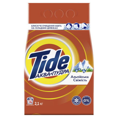 Стиральный порошок Tide Аква-Пудра Альпийская свежесть 2.1 кг (8006540534304) – Tide (вид 1)