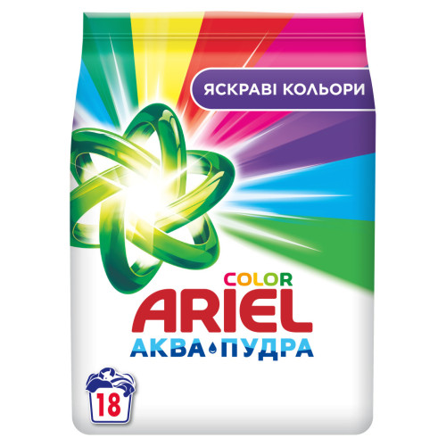 Стиральный порошок Ariel Аква-Пудра Color 2.7 кг (8006540536735) – Ariel