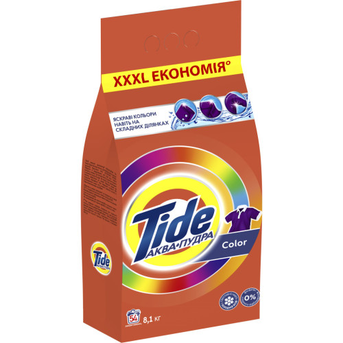 Стиральный порошок Tide Аква-Пудра Color 8.1 кг (8006540535219) – Tide (вид 1)