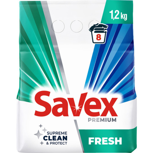 Стиральный порошок Savex 2 in 1 Fresh 1.2 кг (3800024018299) – Savex