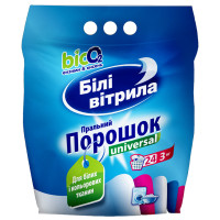 Стиральный порошок Білі Вітрила Universal 3 кг (4820017661058)