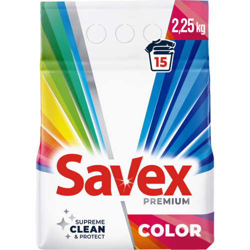 Стиральный порошок Savex Premium Color 2.25 кг (3800024047893) – Savex