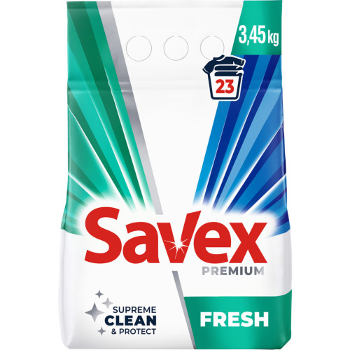 Стиральный порошок Savex Premium Fresh 3.45 кг (3800024047930) – Savex