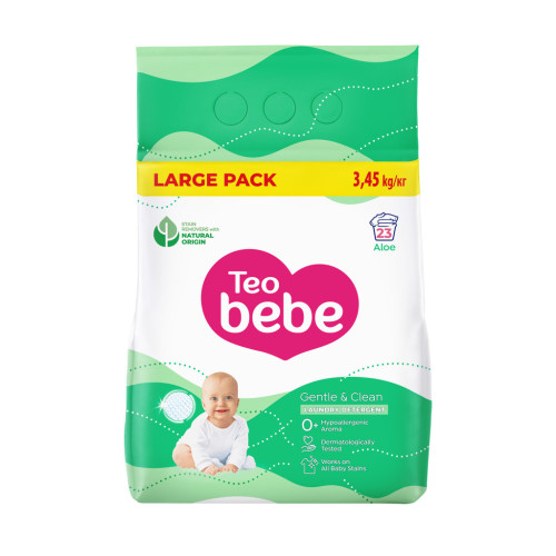 Стиральный порошок Teo bebe Gentle & Clean Aloe 3.45 кг (3800024048470) – Teo bebe