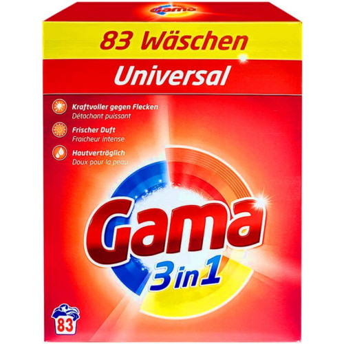 Стиральный порошок Gama 3 in 1 Universal 5.4 кг (8435495837732) – Gama