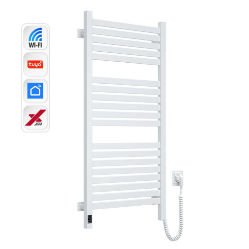 Полотенцесушитель Navin Авангард Х 1000х480 Wi-Fi правобічна біла (12-172055-4810) – Navin (вид 2)