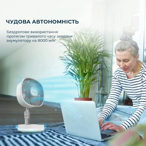 Вентилятор Cecotec EnergySilence 1000 FoldAir Portable (CCTC-08361) – Cecotec (вид 2)