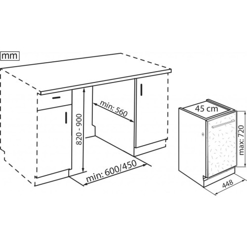 Посудомоечная машина Whirlpool WSIC3M27C – Whirlpool (вид 1)