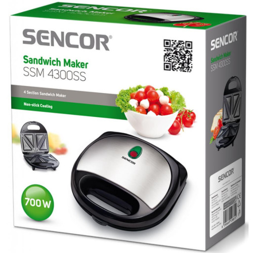 Сэндвичница Sencor SSM 4300 SS (SSM4300SS) – SENCOR (вид 3)
