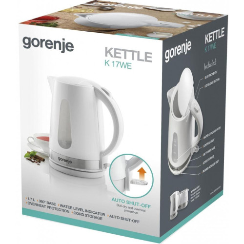 Електрочайник Gorenje K17WE – Gorenje (вид 2)