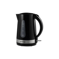 Електрочайник Gorenje 1.7л, 2,200 Вт, strix контроль, скло, чорний (K17OGP)