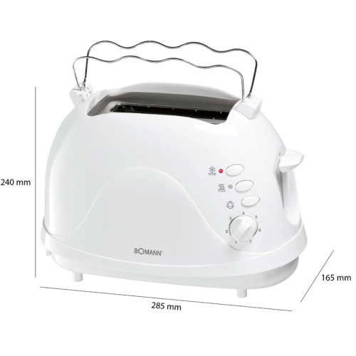 Тостер Bomann TA 246 CB white – Bomann (вид 2)
