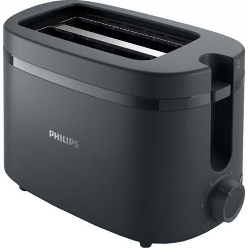Тостер Philips Essentials Collection 650Вт, пластик, темно-сірий (HD2510/90) – PHILIPS