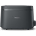 Тостер Philips Essentials Collection 650Вт, пластик, темно-сірий (HD2510/90) – PHILIPS (вид 1)