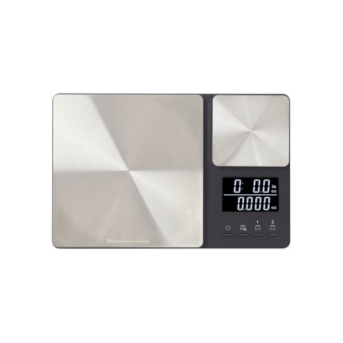 Весы кухонные KitchenAid Measuring KQ909G, з подвійною платформою – KitchenAid