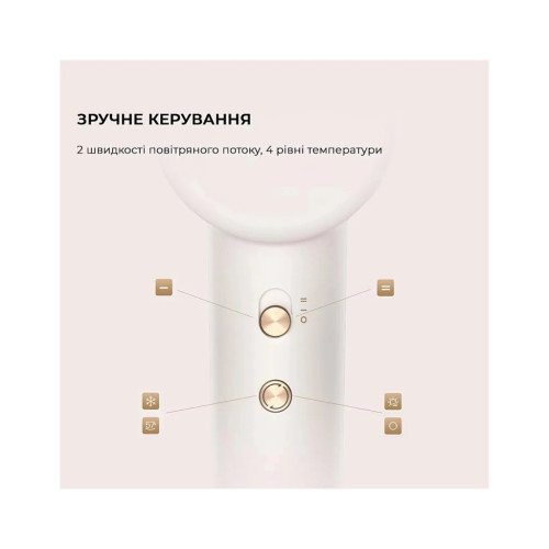 Фен Dreame Gleam White (AHD12A-WH) – Dreame (вид 2)
