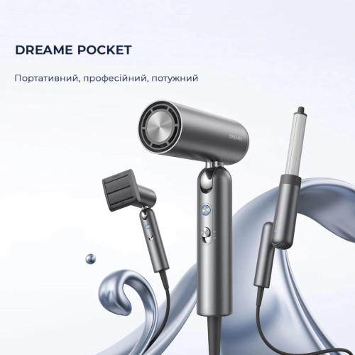 Фен Dreame Pocket Grey (AHD51-GR) – Dreame (вид 1)