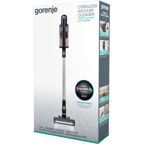 Пылесос Gorenje SVC 252 FMBK (SVC252FMBK) – Gorenje (вид 4)