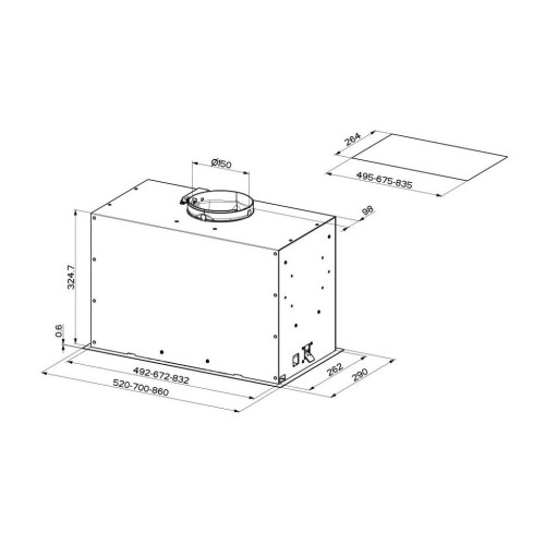 Вытяжка кухонная Faber INKA LUX EVO WH MATT A52 – Faber (вид 1)