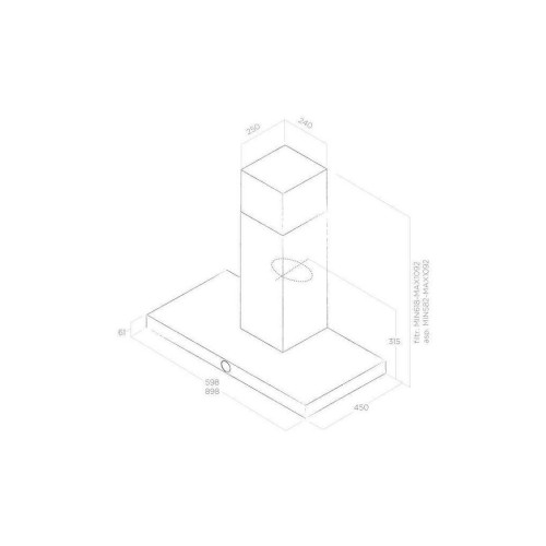 Витяжка кухонна Elica LOL BL/A/60 MOON EDITION – Elica (вид 1)