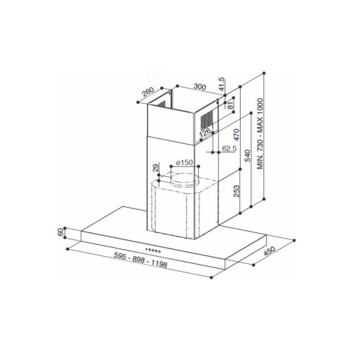 Вытяжка кухонная Faber Stilo Smart X A90 (325.0615.635) – Faber (вид 1)