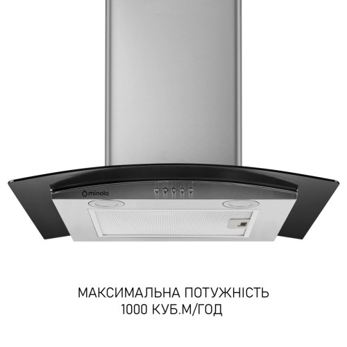 Витяжка кухонна Minola MTG 6642 I LED – Minola (вид 1)