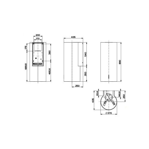 Витяжка кухонна Faber CYLINDRA PLUS WH GLOSS (CYLINDRAPLUSWHGLOSS) – Faber (вид 2)
