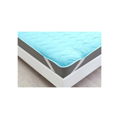 Наматрацник MirSon Eco Light №1713 EcoSilk звичайний Blue 150x200 см (2200002888509) – MirSon (вид 2)