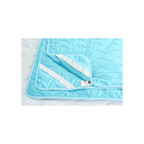 Наматрасник MirSon Eco Light 1719 Cotton обычный Blue 70x140 см (2200002889582) – MirSon (вид 4)