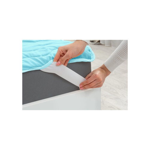 Наматрацник MirSon Eco Light №1725 Silk звичайний Blue 70x190 см (2200002890793) – MirSon (вид 3)