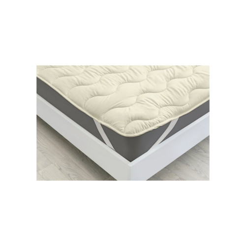 Наматрацник MirSon Eco Light №1726 Silk звичайний Creamy 180x200 см (2200002891141) – MirSon (вид 1)