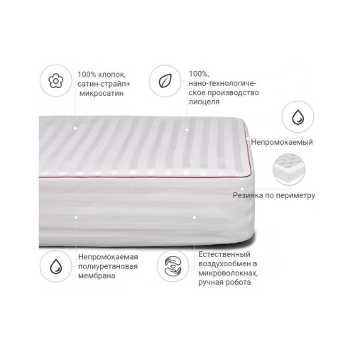 Наматрацник MirSon Deluxe тенсел (Modal) 315 (2200000369451) – MirSon (вид 1)