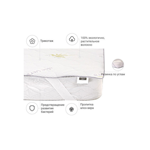 Наматрацник MirSon №1018 Alberto Cotton Aloe Vera (2200001498778) – MirSon (вид 1)