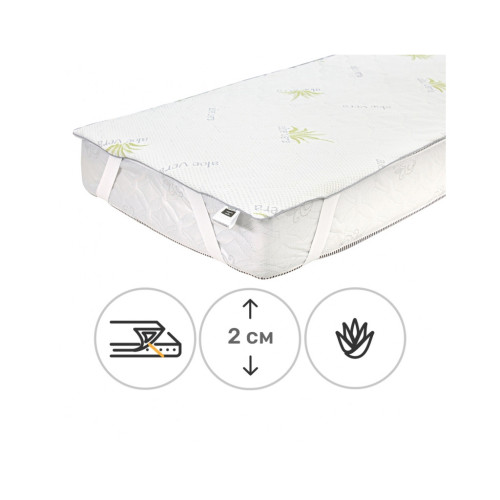Наматрасник MirSon №1051 Alberto Тенсель (Modal) Strong Aloe Vera (2200001508989) – MirSon