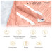 Наматрацник MirSon №1757 Eco Light Coral EcoSilk на гумці в кутках (2200003711158) – MirSon (вид 2)