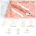 Наматрасник MirSon №1759 Eco Light Coral Cotton на резинке по углам (2200003709735) – MirSon (вид 2)